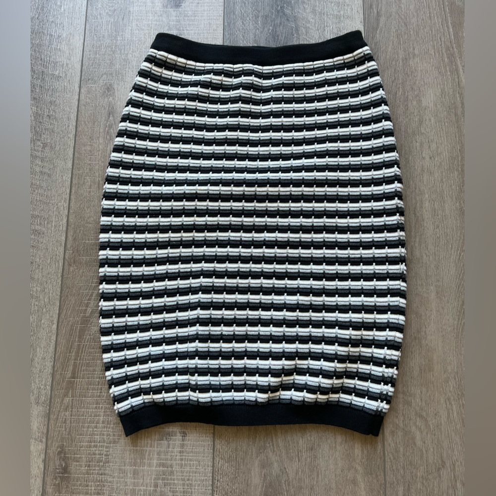 Philosophy Striped Knit Skirt Size Small